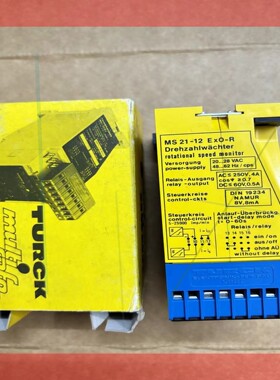 询价!全新原装 TURCK MS21-12Ex0-R,速度继电器,