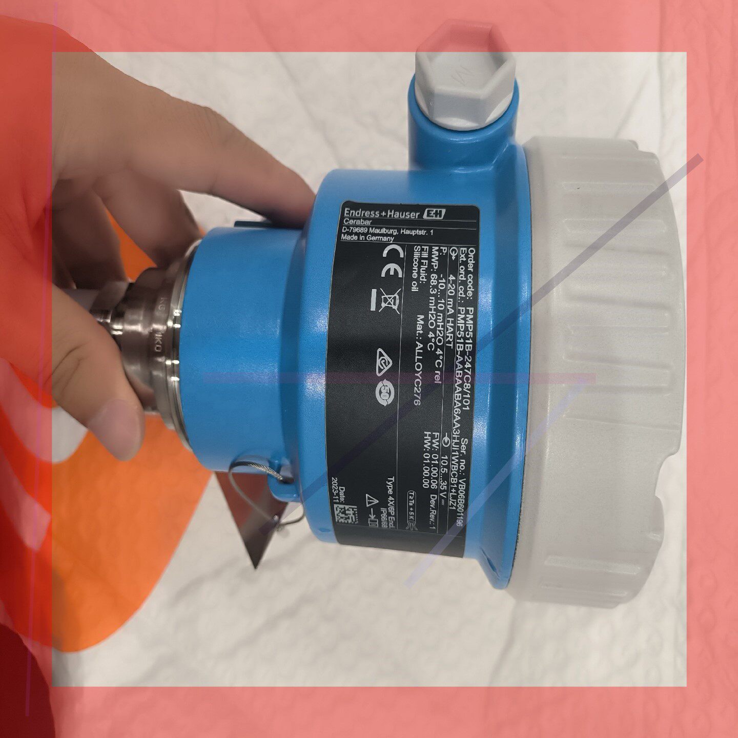 询价!E+H PMP51B-247CB/101  脱硫塔用传感器XAAD354015