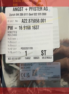 ROBOTEQ舵轮驱动器,MDC2460,全新原装…议价!