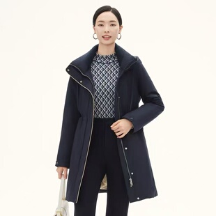 娜家同款女装2025年冬季新品时尚连帽加厚御寒保暖羽绒服外套07N5