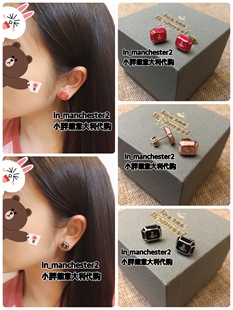 MILTON立体镶嵌土星男女耳钉正品 经典 WESTWOOD薇薇安 VIVIENNE