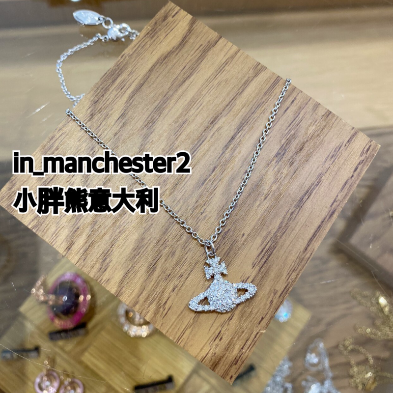 VIVIENNE WESTWOOD西太后经典GRACE满钻土星项链手链百搭男女正品