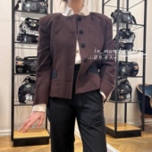 VIVIENNE WESTWOOD西太后经典 土星IMAN羊毛混纺女百搭短外套夹克