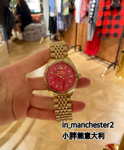 西太后土星拼色表盘手表