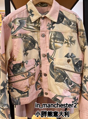 VIVIENNE WESTWOOD西太后MARLENE复古大土星宽松牛仔外套男女正品