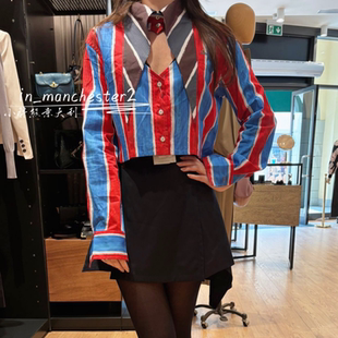 WESTWOOD西太后经典 衬衫 土星CUT 百搭长袖 女 OFF爱心短款 VIVIENNE