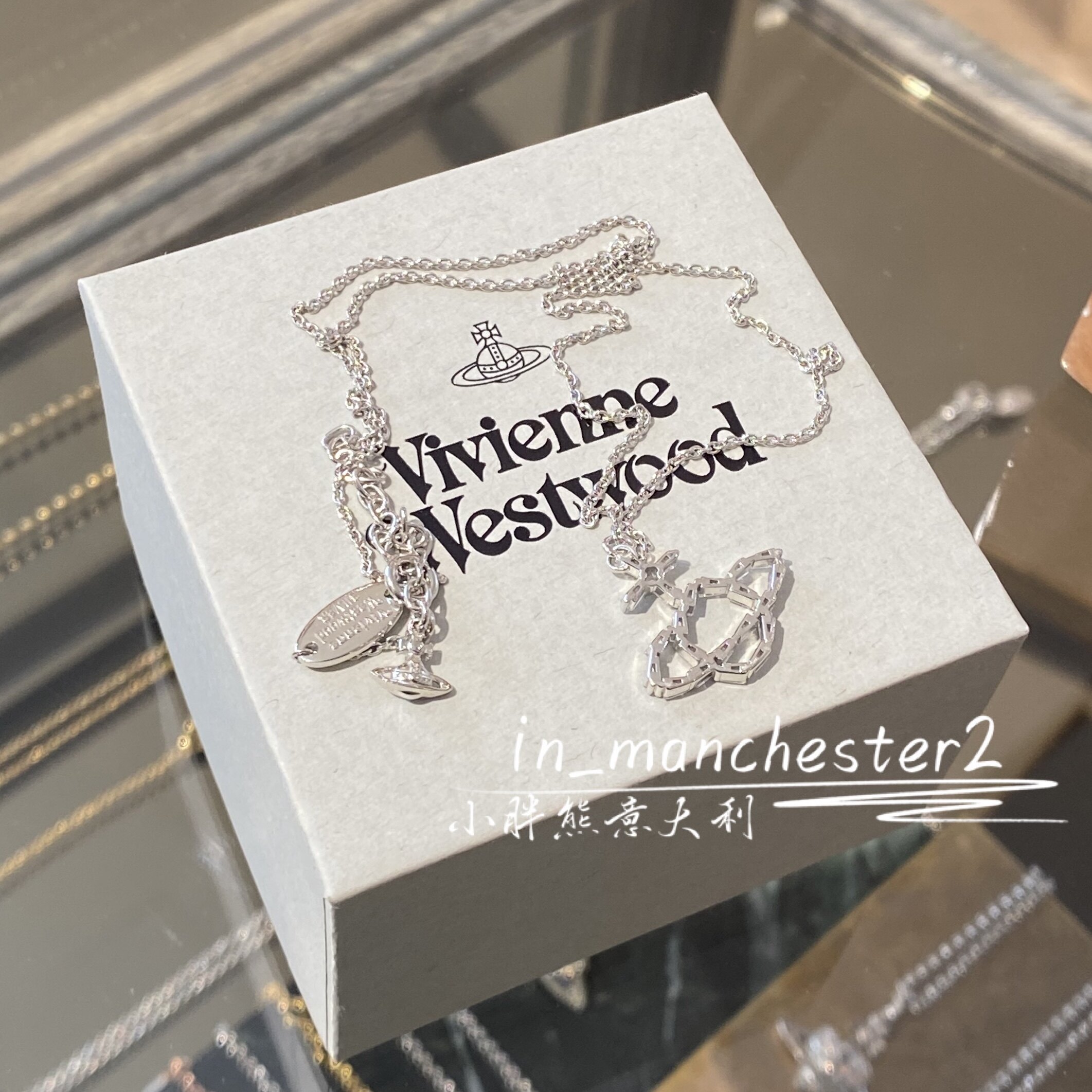 VIVIENNE WESTWOOD西太后经典土星925银百搭优雅男女款项链正品