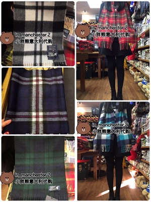 edinburgh苏格兰老牌纯羊绒围巾