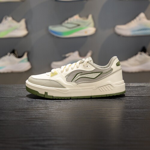 李宁软弹透气男子系带休闲鞋