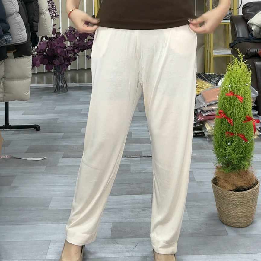 米白色裤子/2XL