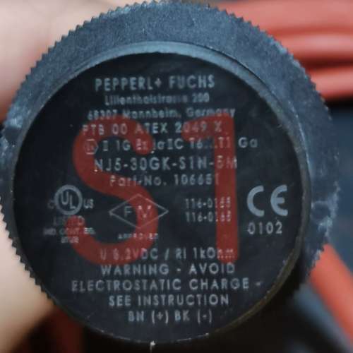 倍加福接近开关 NJ5-30GK-S1N-5M 耐高温感应式【议】