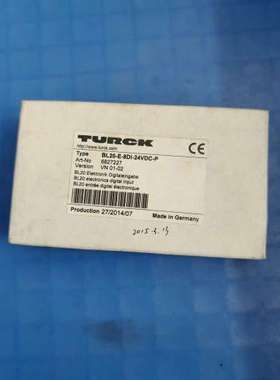 图尔克TURCK模块6827227，BL20-E-8DI-2【议】