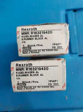 R163219420力士乐Rexroth滚珠滑块【议】