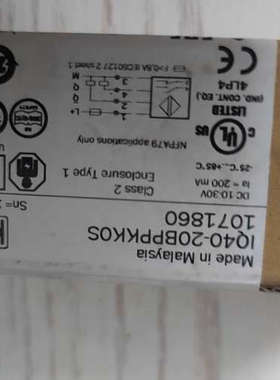 西克SICK传感器 IQ40-20BPPKKOS，马西[议]