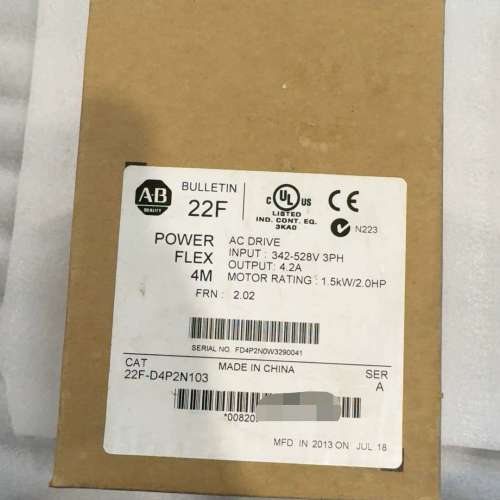 AB变频器22F-D4P2N103，，输入电压3【议】