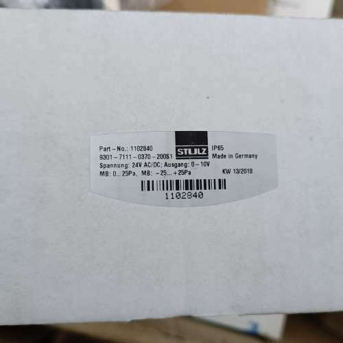 STULZ世图兹压力传感器9301-7111-0370-[议]