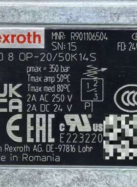 R901106504 HED8OP-20/50K14S压力开【议】