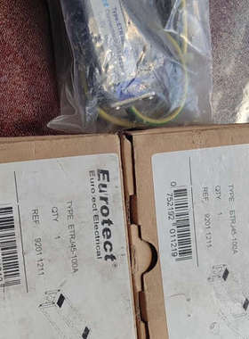 欧申防雷电浪涌保护器共三，型号ETRJ45-100A，[议]