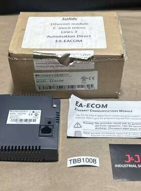 NEW- Automation Direct EA-ECOM C-More RJ45 10/100 Mbps Ether