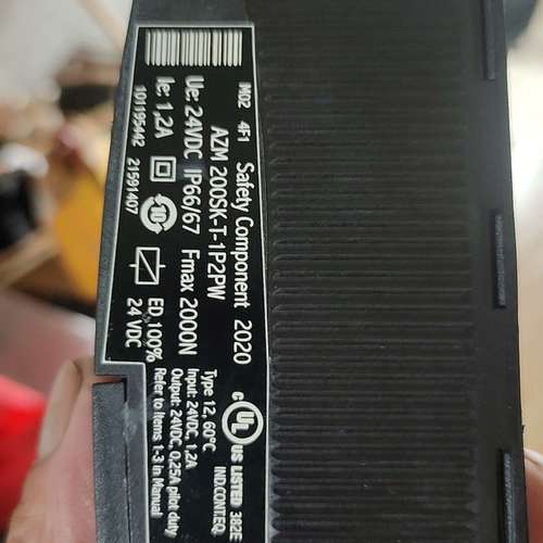 施迈赛安全开关AZM200SK-T-1P2PW，德国，2【议】