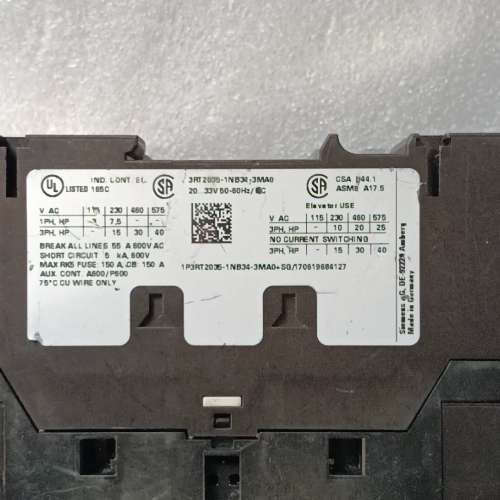 3RT2035-1NB34-3MA0接触器[议]