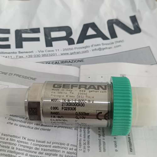GEFRAN杰佛伦压力传感器TK-N-1-E-B05C-[议]