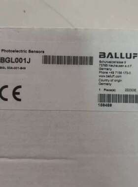 【BALLUFF巴鲁夫光电传感器 BGL001J】【议】