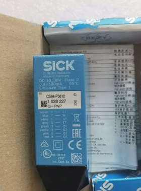 德国SICK西克/施克 CS84-P3612颜色传感器，[议]