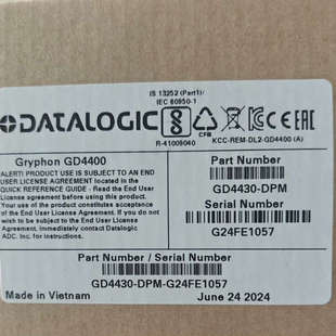 议 得利捷GD4400扫描枪 序列号G DPM 型号GD4430