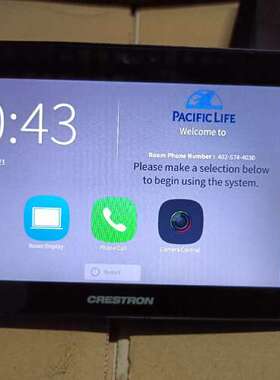CRESTRON快思聪 TSW-760 黑色寸屏【议】