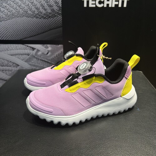 Adidas/阿迪达斯大童少年运动旋转按钮休闲舒适轻便跑步鞋ID7844