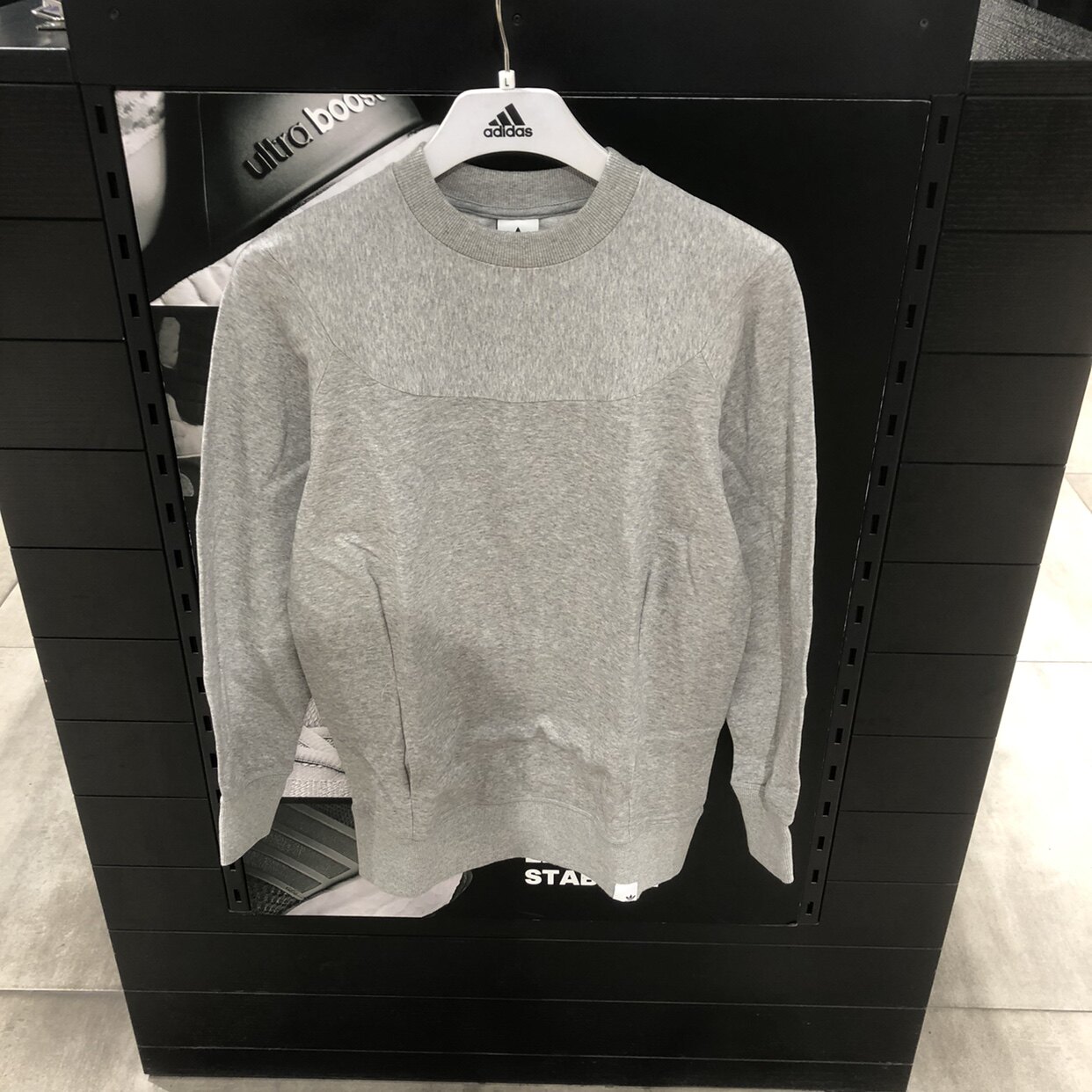 Adidas/三叶草 女子圆领套头卫衣针织春夏中长薄款套头衫BK2300