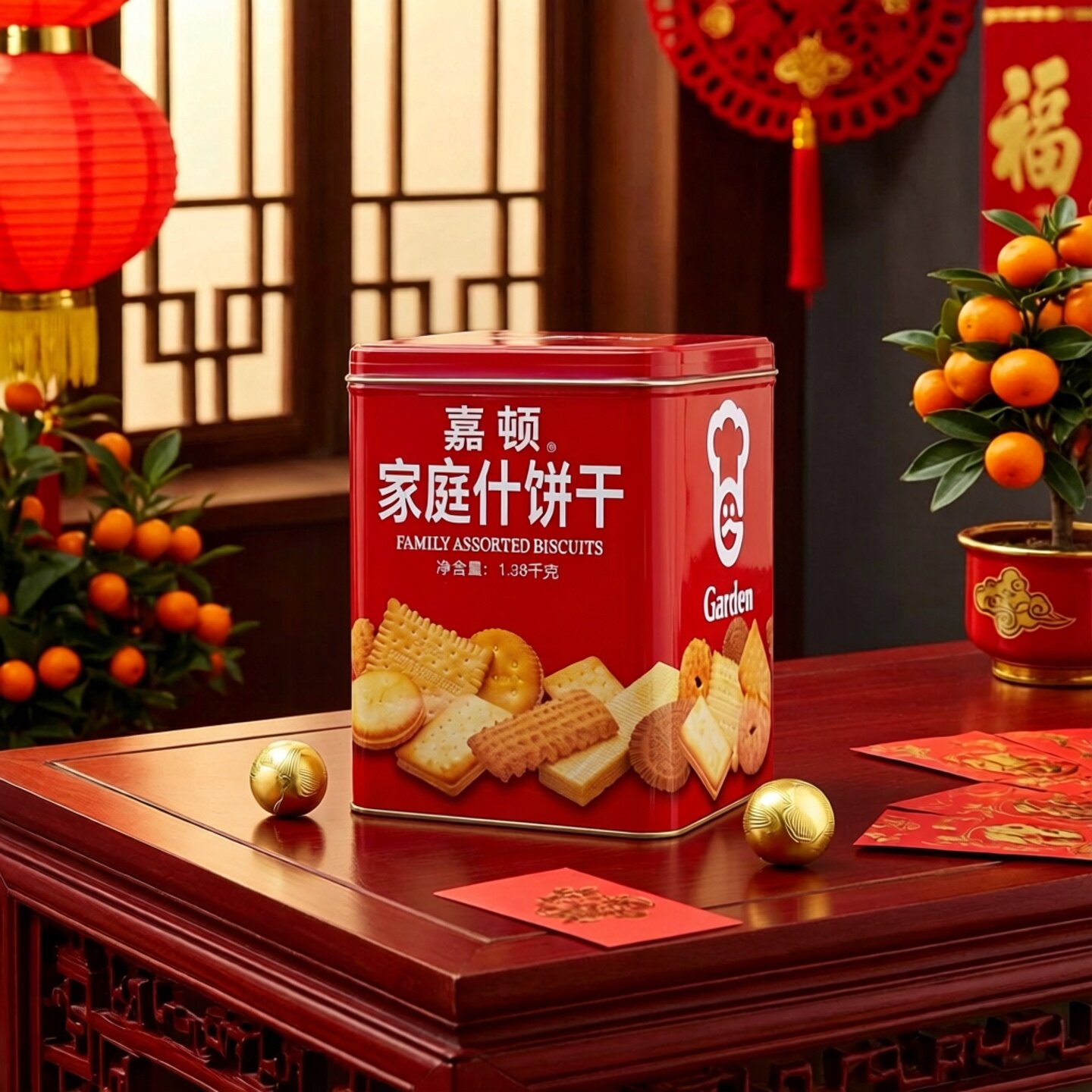 清仓活动 嘉顿饼干礼盒整箱批发网红零食多口味休闲饼干零食