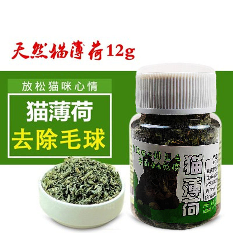 包邮猫薄荷12g猫零食调理肠胃清洁口腔排毛球猫咪用品零食猫草