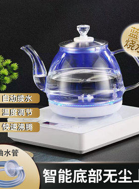 加厚高硼硅玻璃1.2L底部上水壶