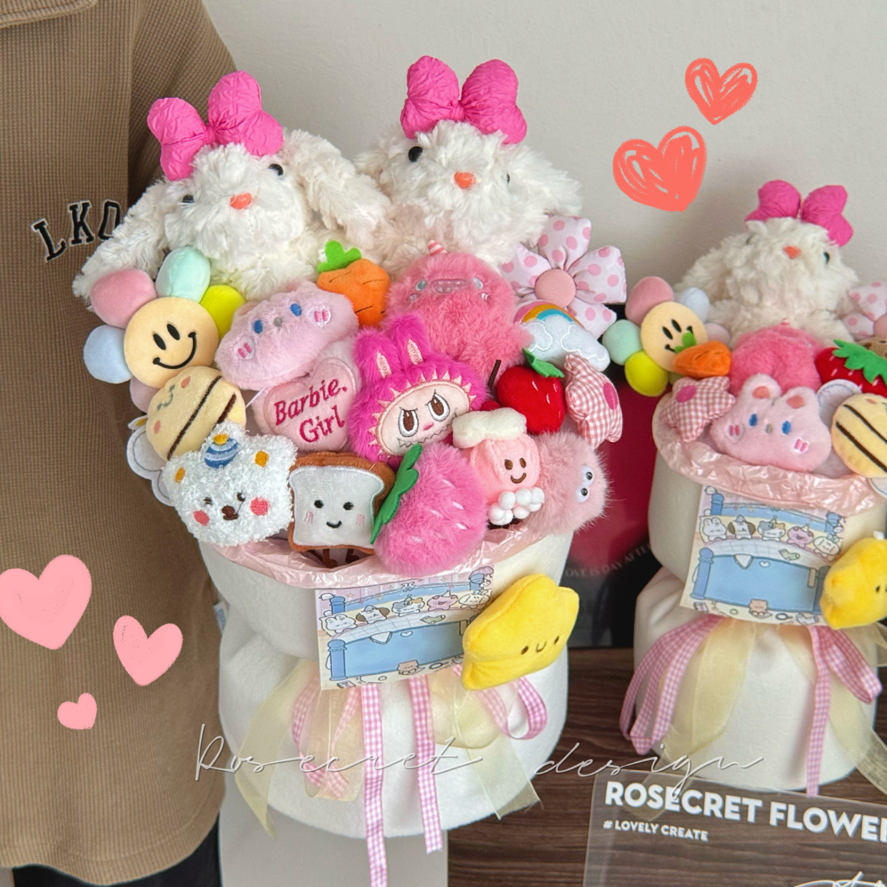 兔子可爱毛绒玩偶花束创意礼物