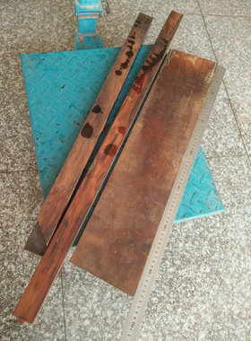 不知名红木小料 镇尺子料 独板料刀柄料3块5.94市斤打包特价128元