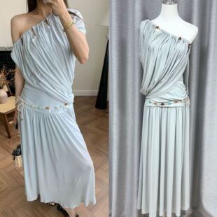 花一【上海版本】虞书欣同款/斋普尔风语斜肩上衣+串珠半裙套装女