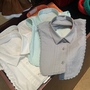 花一【上海高版本】假领子通用正装衬衣领花边设计感装饰领shushu