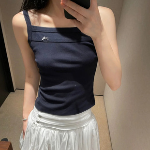 23ss新高级百搭修身 打底背心吊带内搭上衣Marche 上海高定 花一