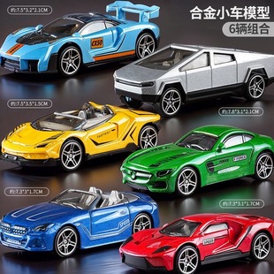 1:64合金车模型儿童玩具车男孩玩具仿真滑行小汽车摆件新年礼物