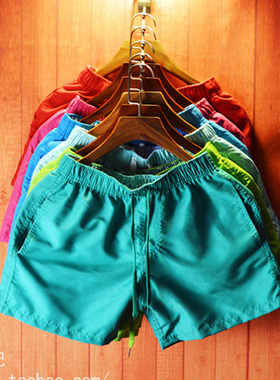 速干运动短裤男士潮牌夏季宽松休闲沙滩度假跑步训练健身三分裤子