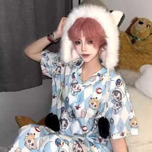 第五人格演员睡衣二次元先知衣服夏季棉短袖男女家居服三件套外穿