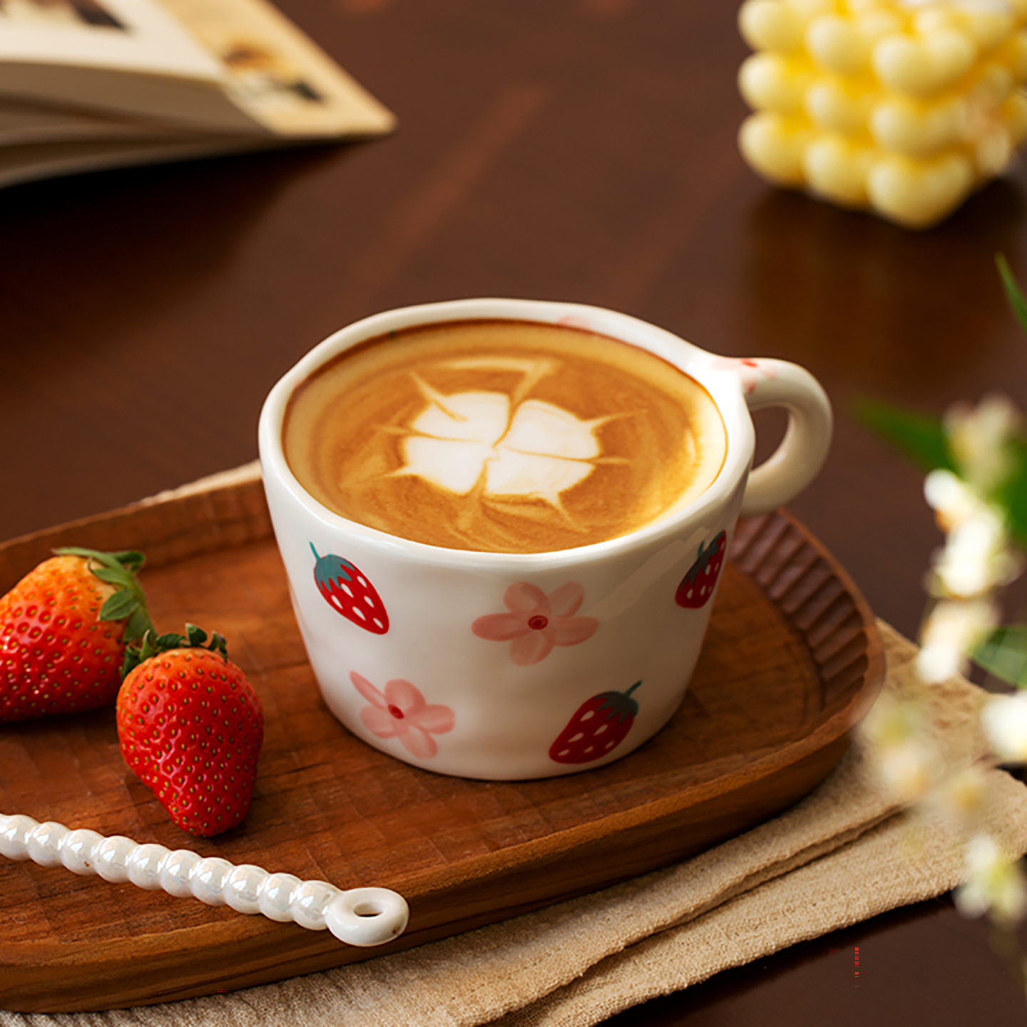 肆月家用马克杯高颜值陶瓷杯