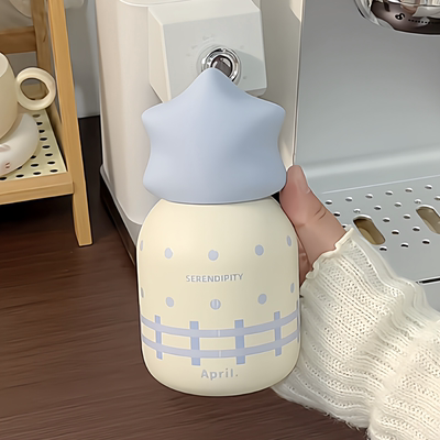 肆月可爱星星杯小巧便携保温杯