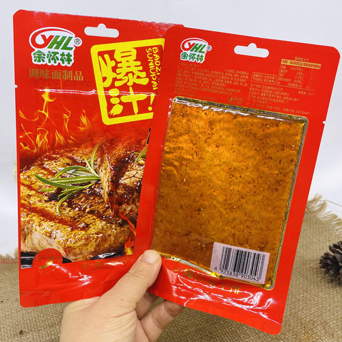 余怀林爆汁素牛排面筋怀旧辣条