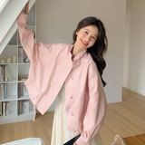 甜酷风粉色夹克外套女2025春秋季新款韩版洋气高级感休闲短款上衣，女装皮衣，浙宝178