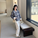 通勤短外套四季通用女新中式透气春秋上衣复古工装风春秋气质长袖，女装西装，浙宝178