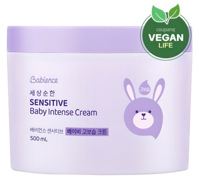 韩国直邮LG冬天Babience婴幼儿宝宝保湿乳液敏感植物精华500ml