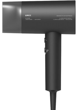韩国直邮unix黑色高颜值吹风机UN-B3096大功率1800W冷热风科技